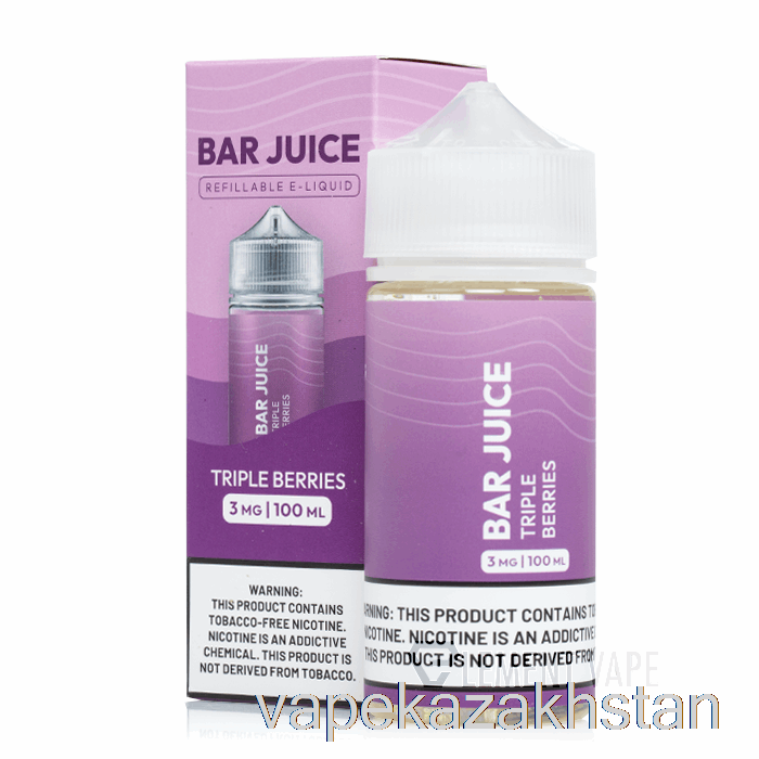 Vape Disposable Triple Berries - Bar Juice - 100mL 6mg